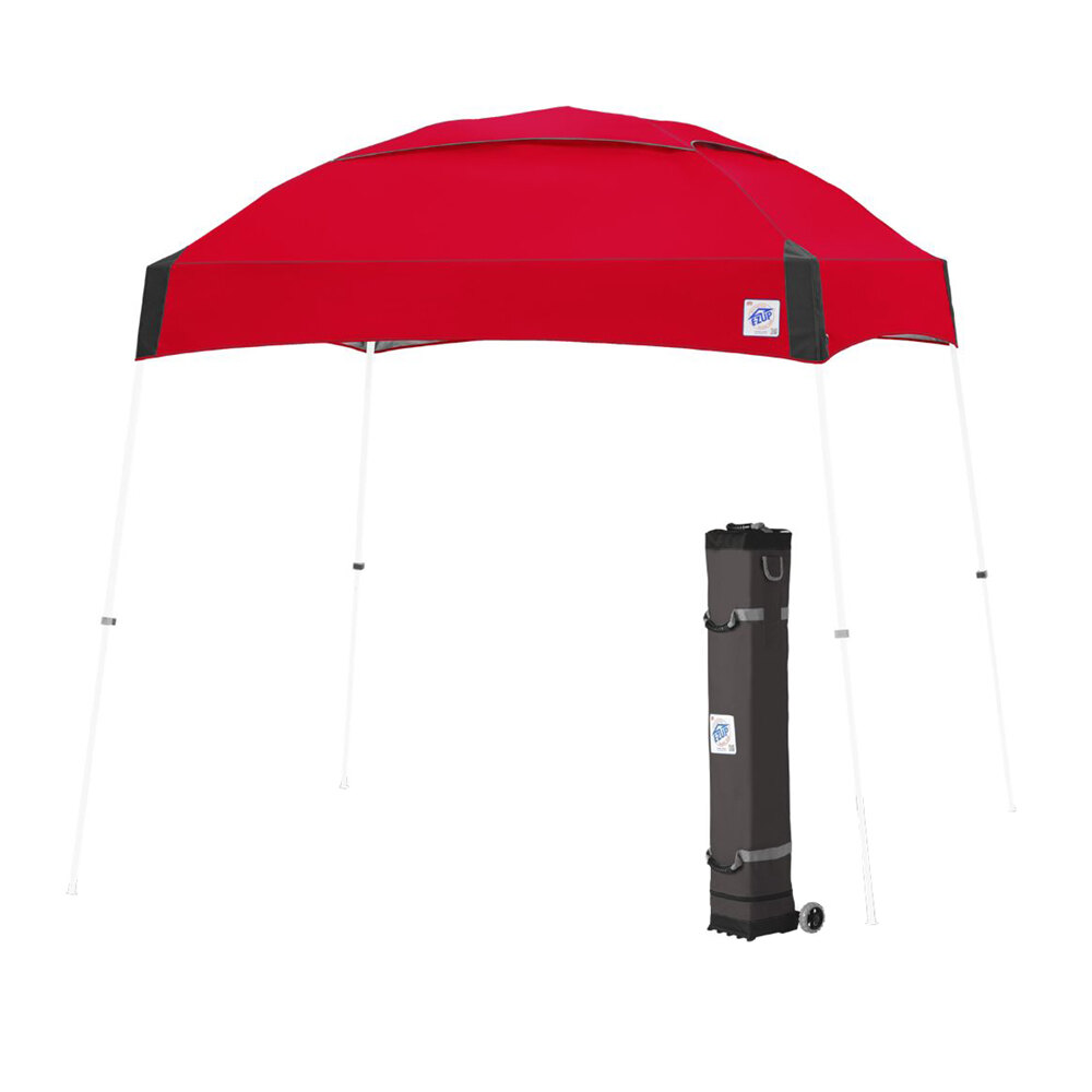 E-Z Up DM3WH10PN Dome 10' x 10' Punch Canopy with White Frame and