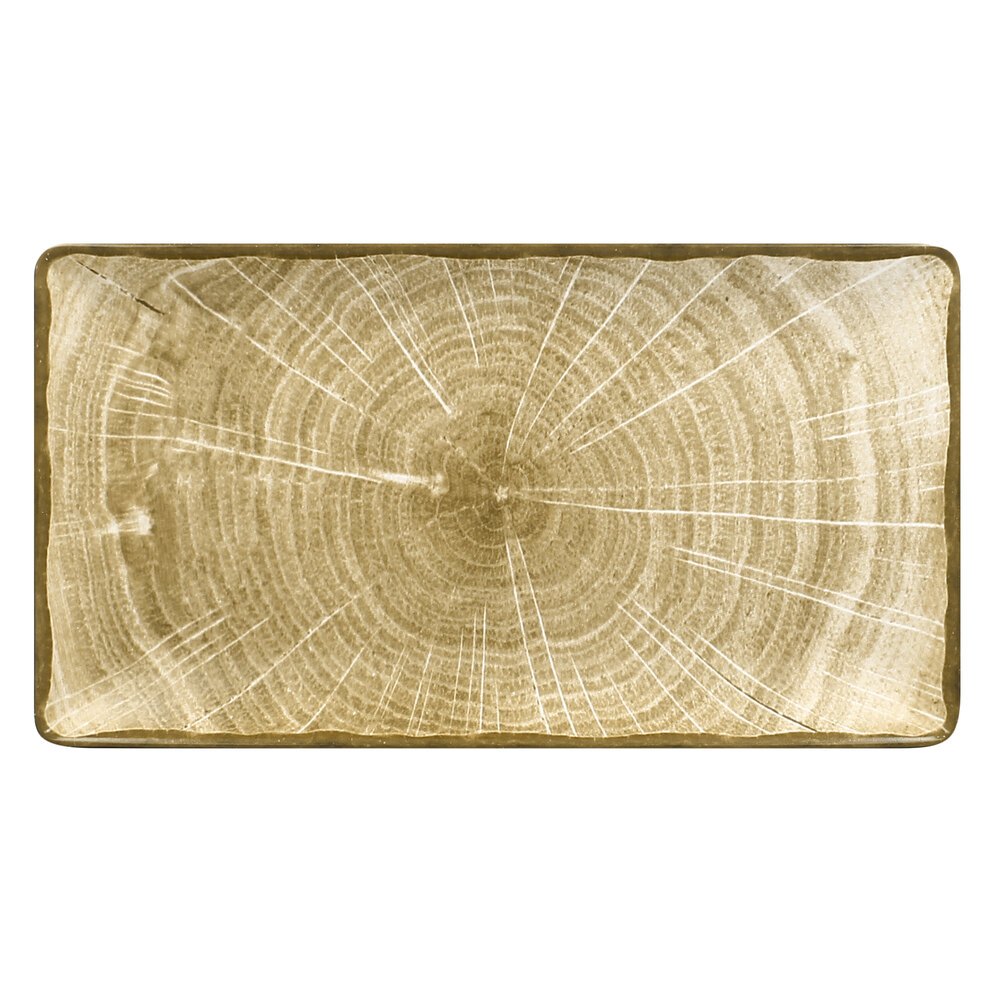Rak Rectangular Platter RAK Porcelain Woodart 13 1/4