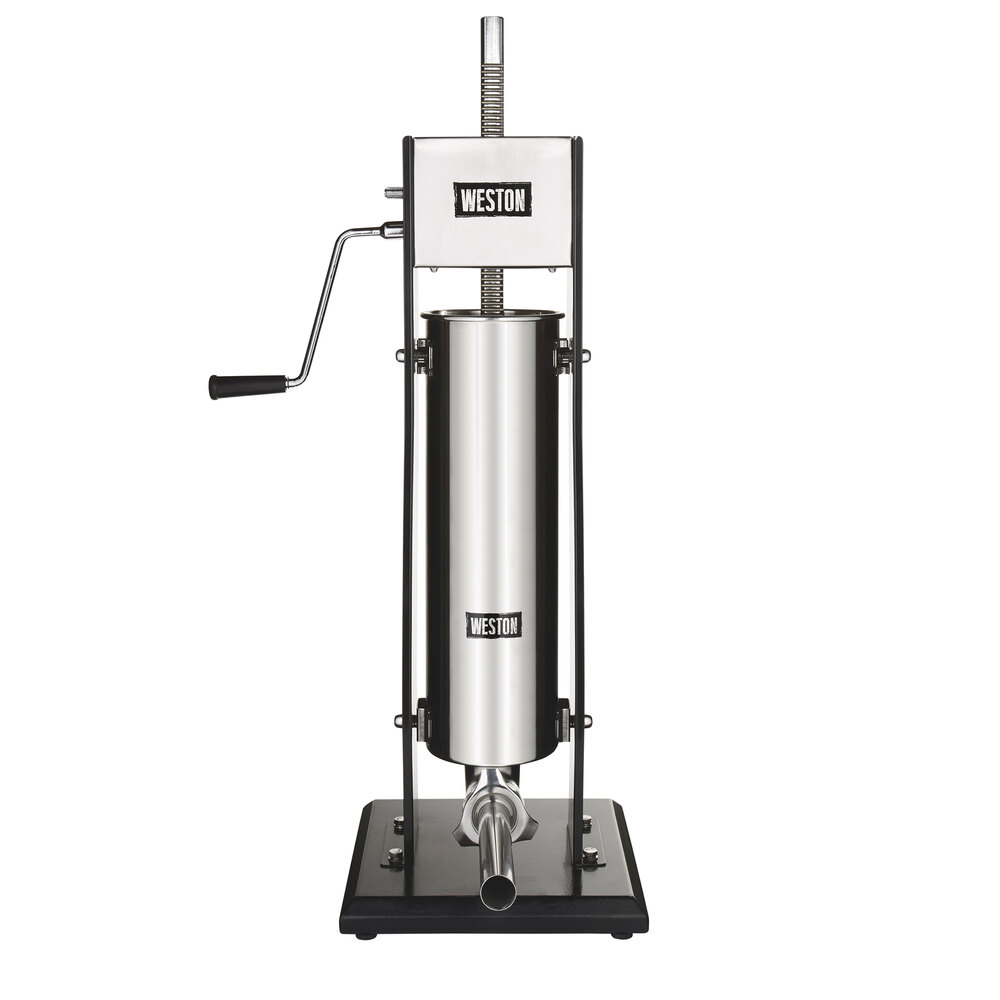 Weston 861501W 15 lb. Manual 2 Speed Vertical Sausage Stuffer