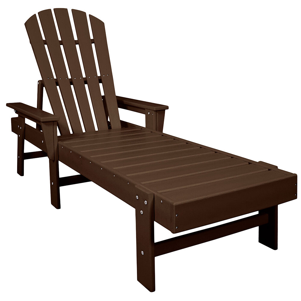 POLYWOOD SBC76MA Mahogany South Beach Chaise