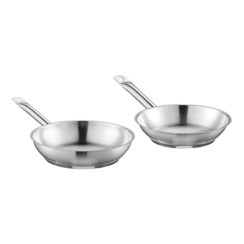 Vigor SS1 Series 2-Piece Induction Ready Stainless Steel Fry Pan
