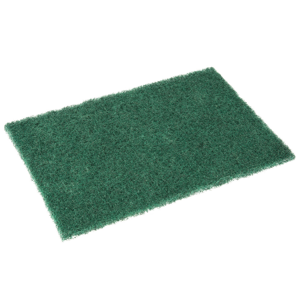 Royal Paper S960 9" x 6" MediumDuty Dark Green Scouring Pad 10/Pack