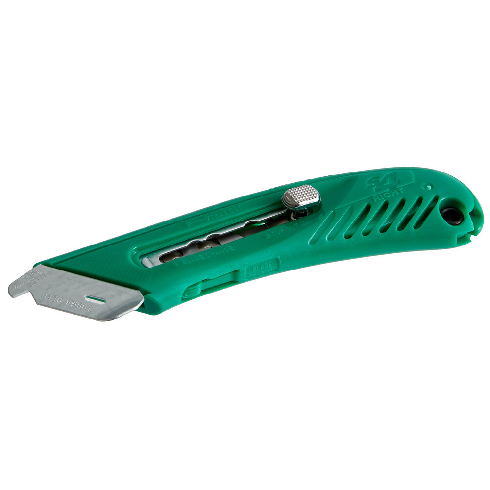 Pacific Handy Cutter S4R Green RightHand Safety Cutter