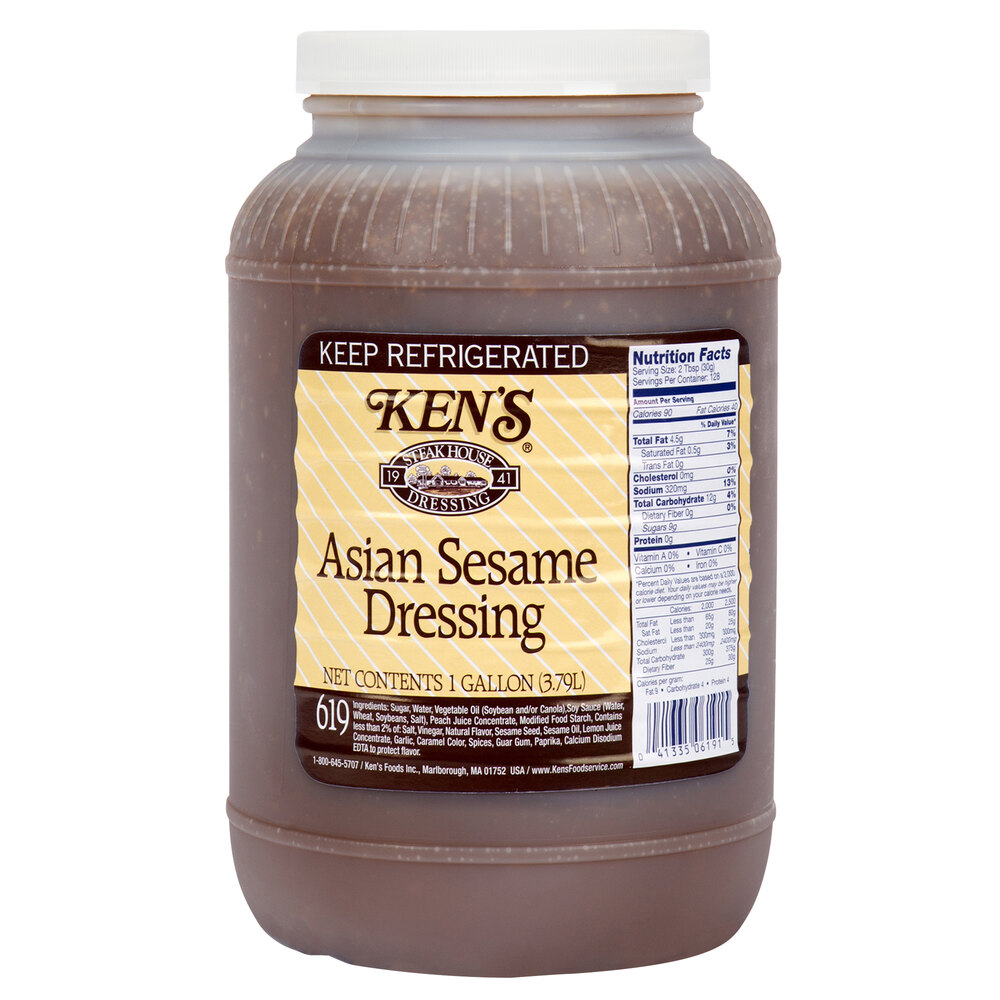Ken's Foods 1 Gallon Asian Sesame Dressing