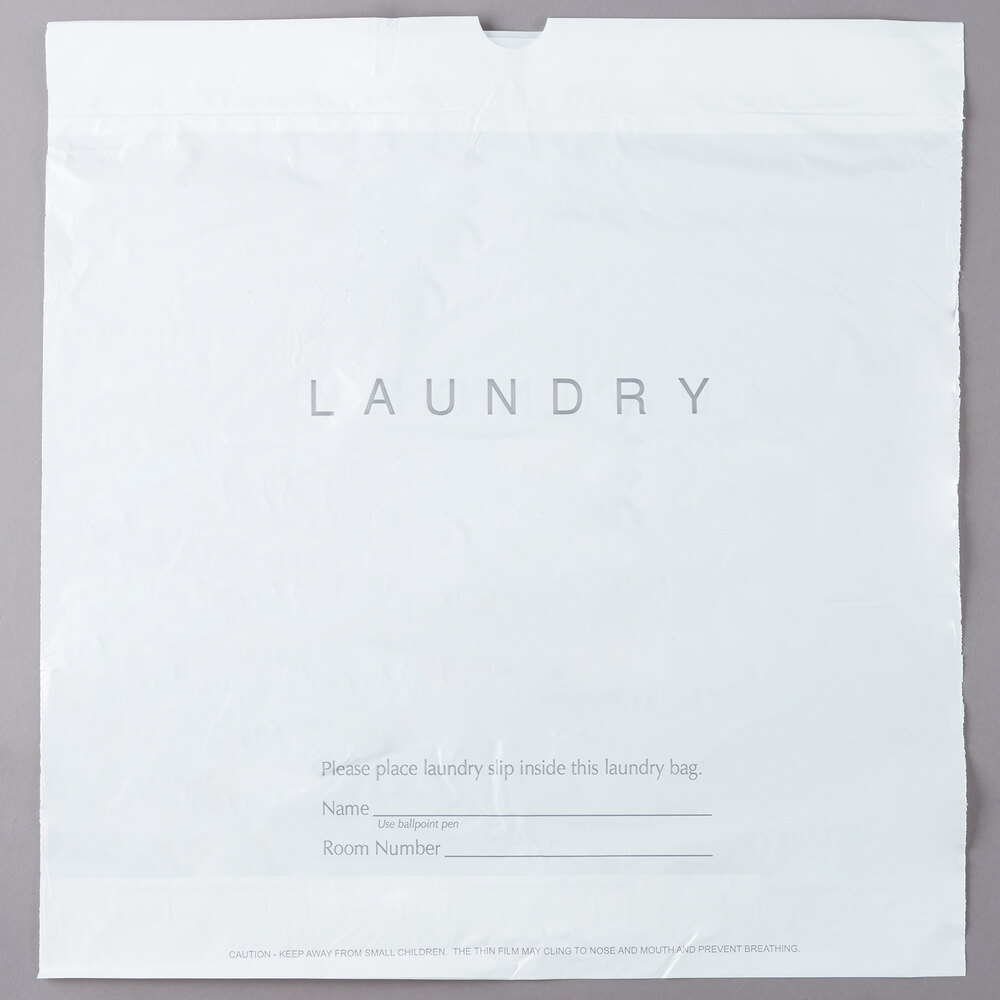 Disposable Hotel Laundry Bags 100/Pack