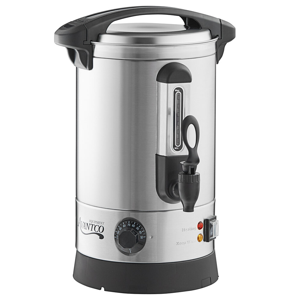 Avantco WB8L 2.1 Gallon 54 cup (8 Liter) Water Boiler 120V, 1300W