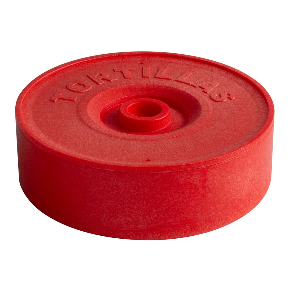 Choice Red Tortilla Warmer Serve 8 1/2 Durable Polypropylene BPA Free Premium Quality 