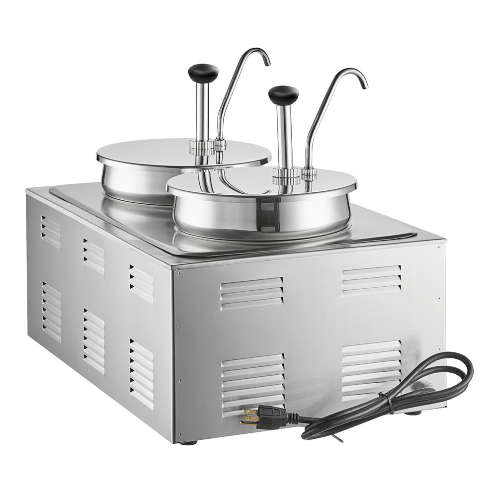 Galaxy 12 x 20 Full Size Electric Countertop Food Cooker / Warmer with  Adapter Plate and Inset
