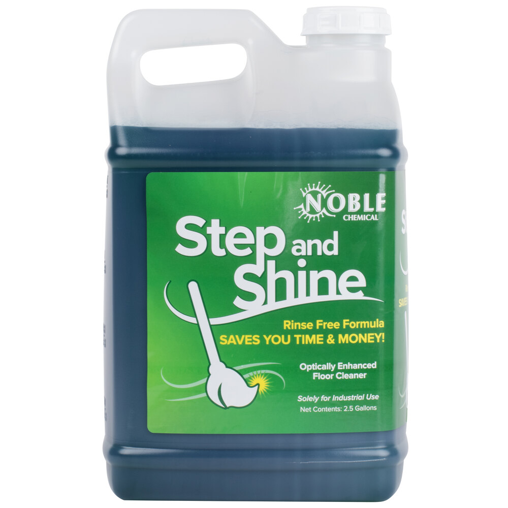 Noble Chemical Step & Shine Floor 2.5 gallon / 320 oz. Cleaner