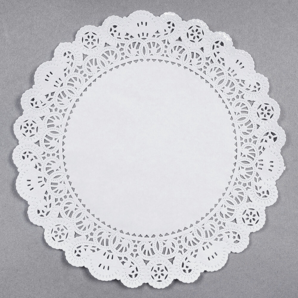 10" Paper Lace Doilies Round 500/Pack