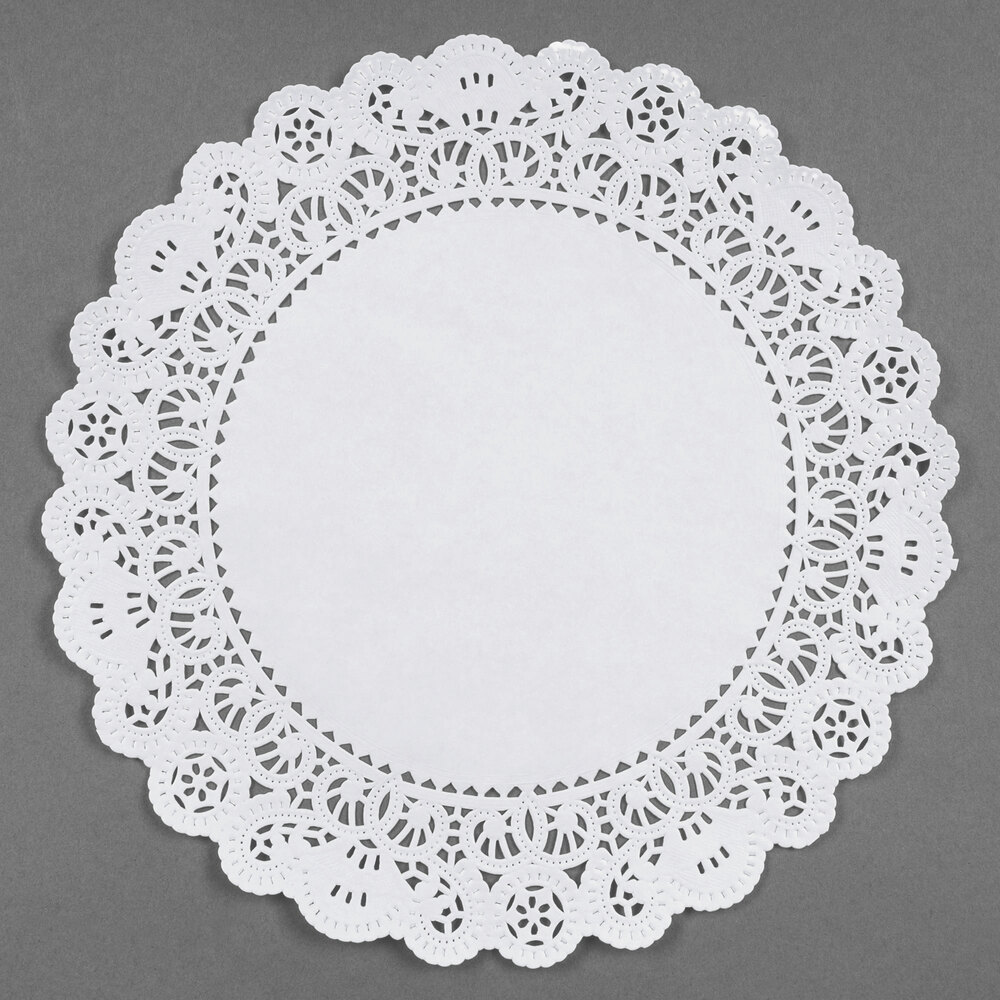10" Paper Lace Doilies Round 500/Pack