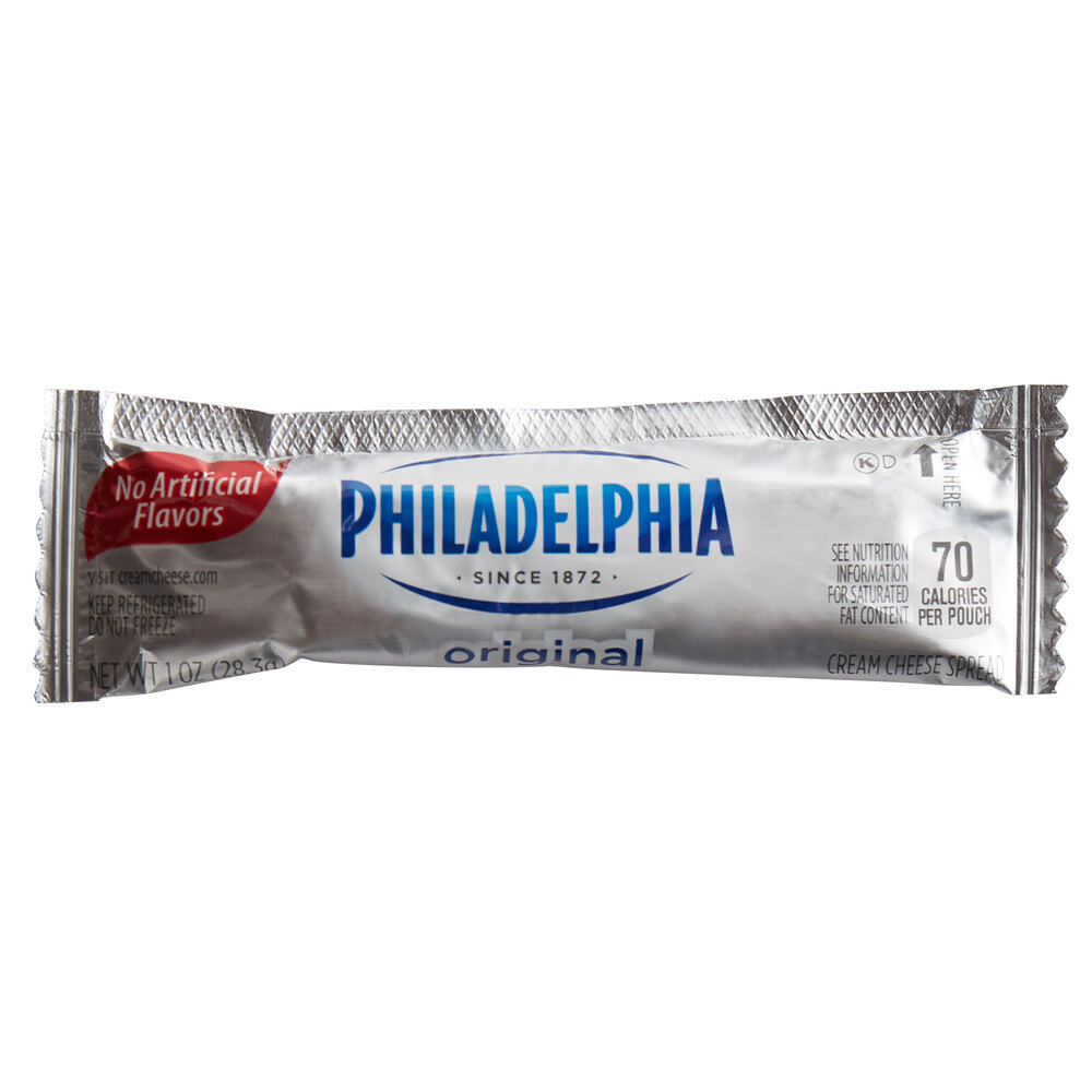 Philadelphia Cream Cheese Individual Packets 100 Case
