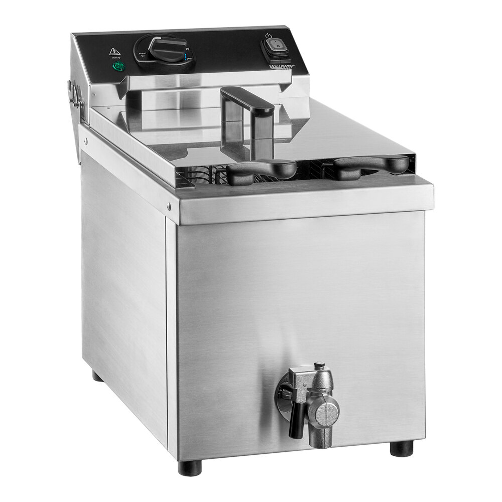 Vollrath 40709 15 lb. Countertop Deep Fryer - 208/240V