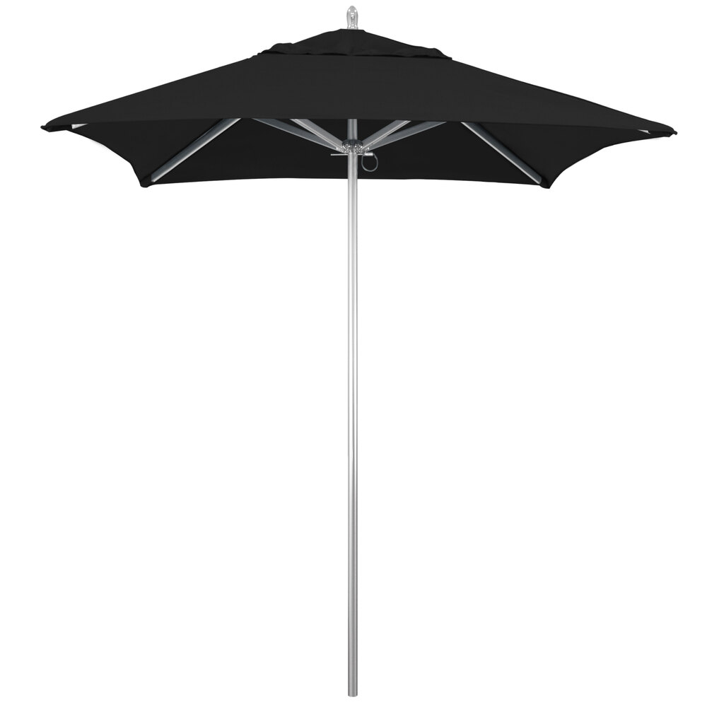 California Umbrella AAT 604 SUNBRELLA 1A Rodeo 6' Square Push Lift