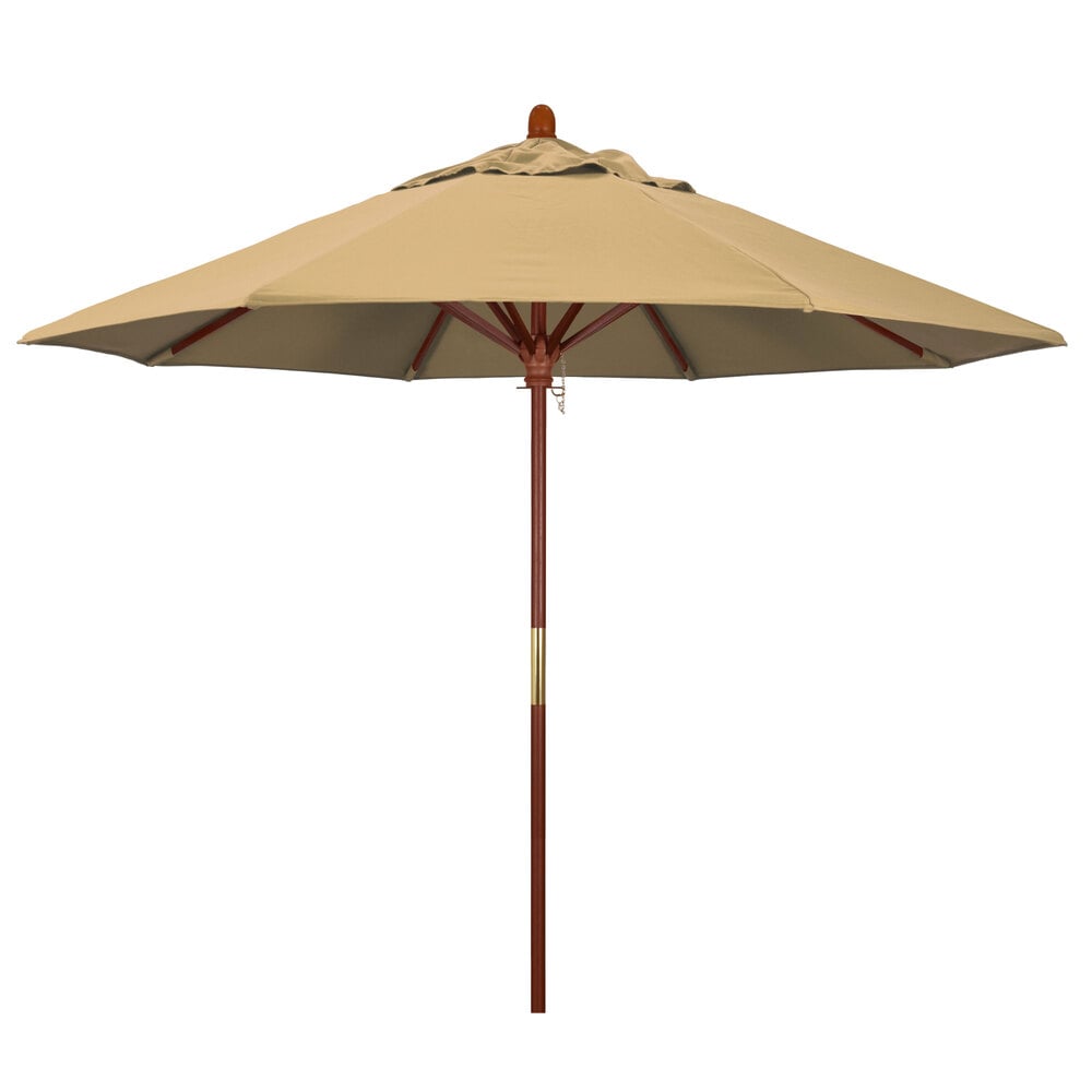 California Umbrella MARE 908 OLEFIN Grove 9' Round Push Lift Umbrella