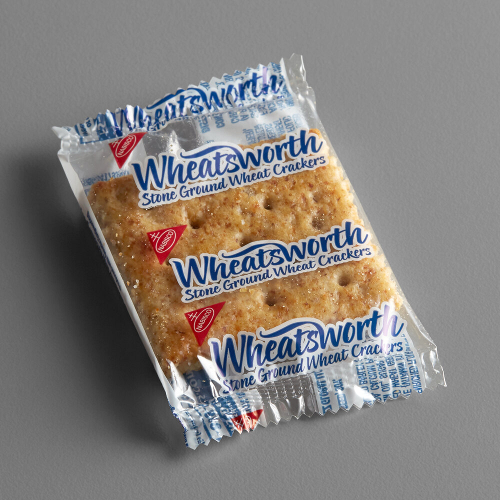 Nabisco Wheatsworth 2 Count (0.22 oz.) Stone Ground Wheat Crackers