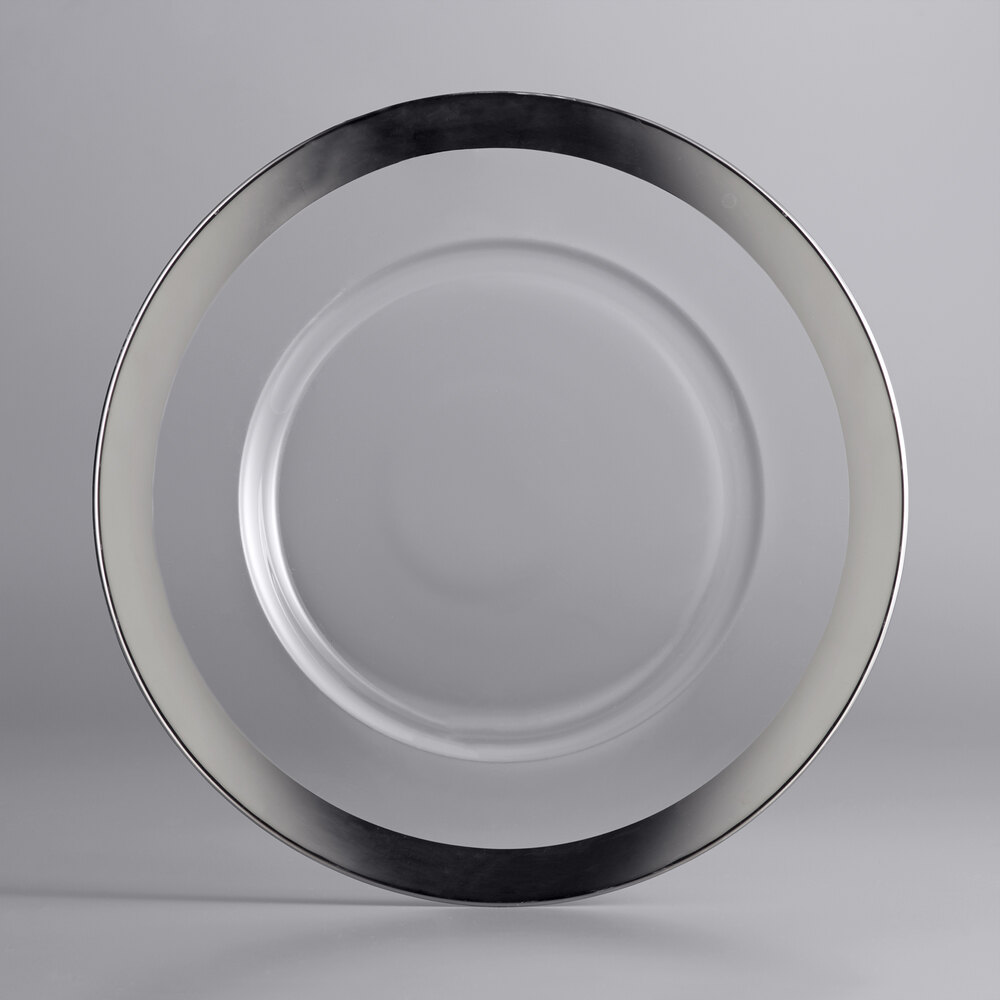 Jay Companies Artemis Silver Plated Set Of 4 Charger Plates 13