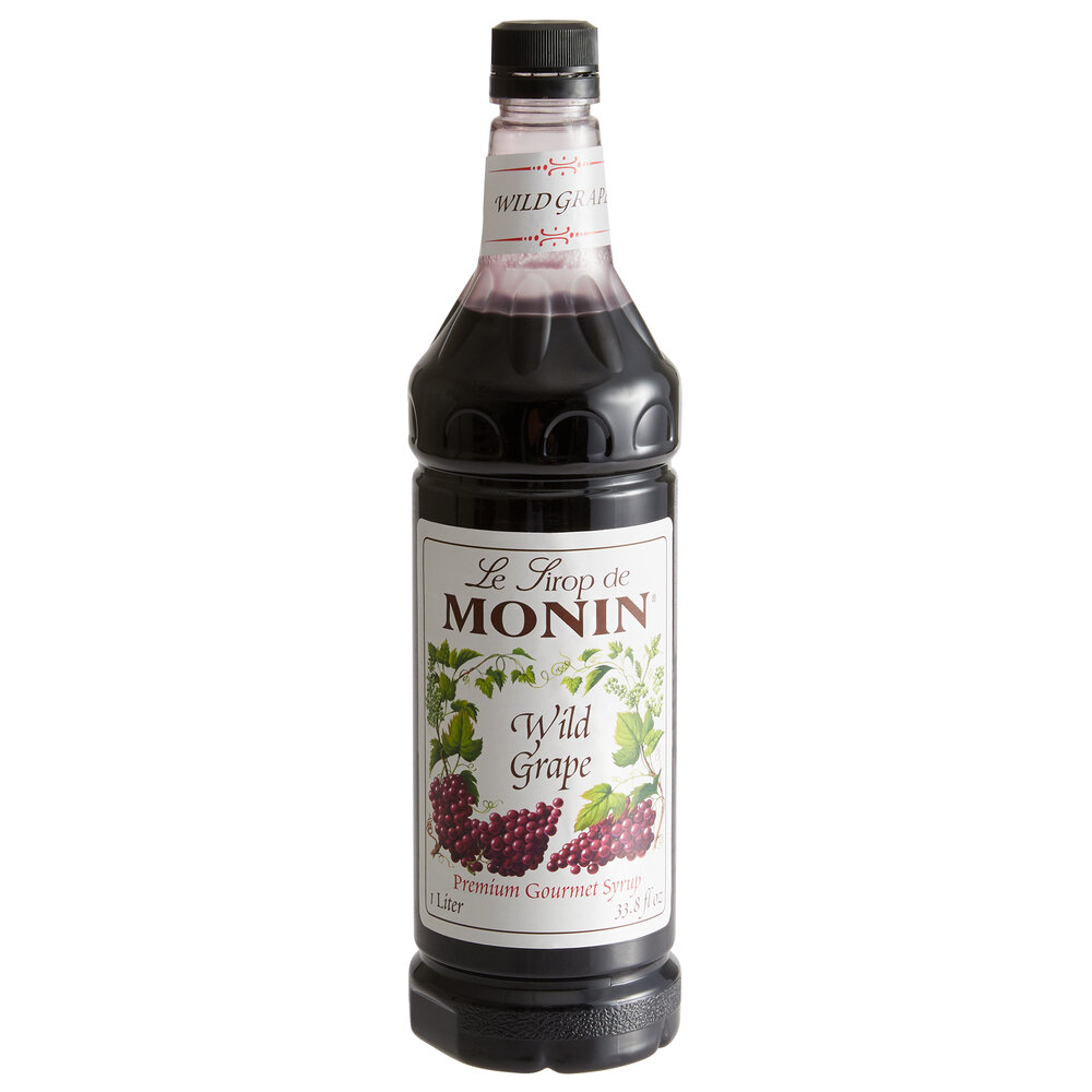 Monin Wild Grape Flavoring Syrup (1 Liter)