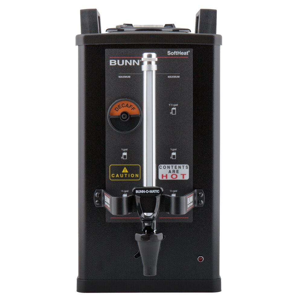 Bunn 27850.0022 Soft Heat 1.5 Gallon Black Coffee Server with 120