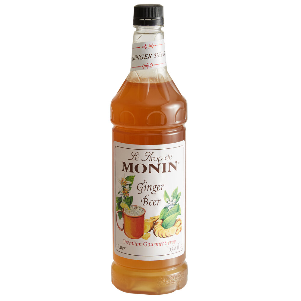 Monin Premium Ginger Beer Flavoring Syrup 1 Liter
