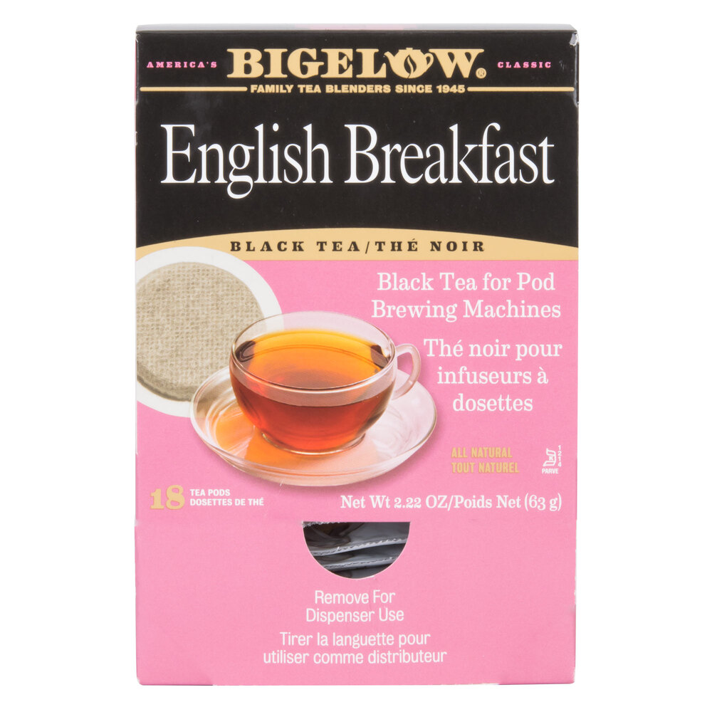 Bigelow English Breakfast Tea Pods 18/Box