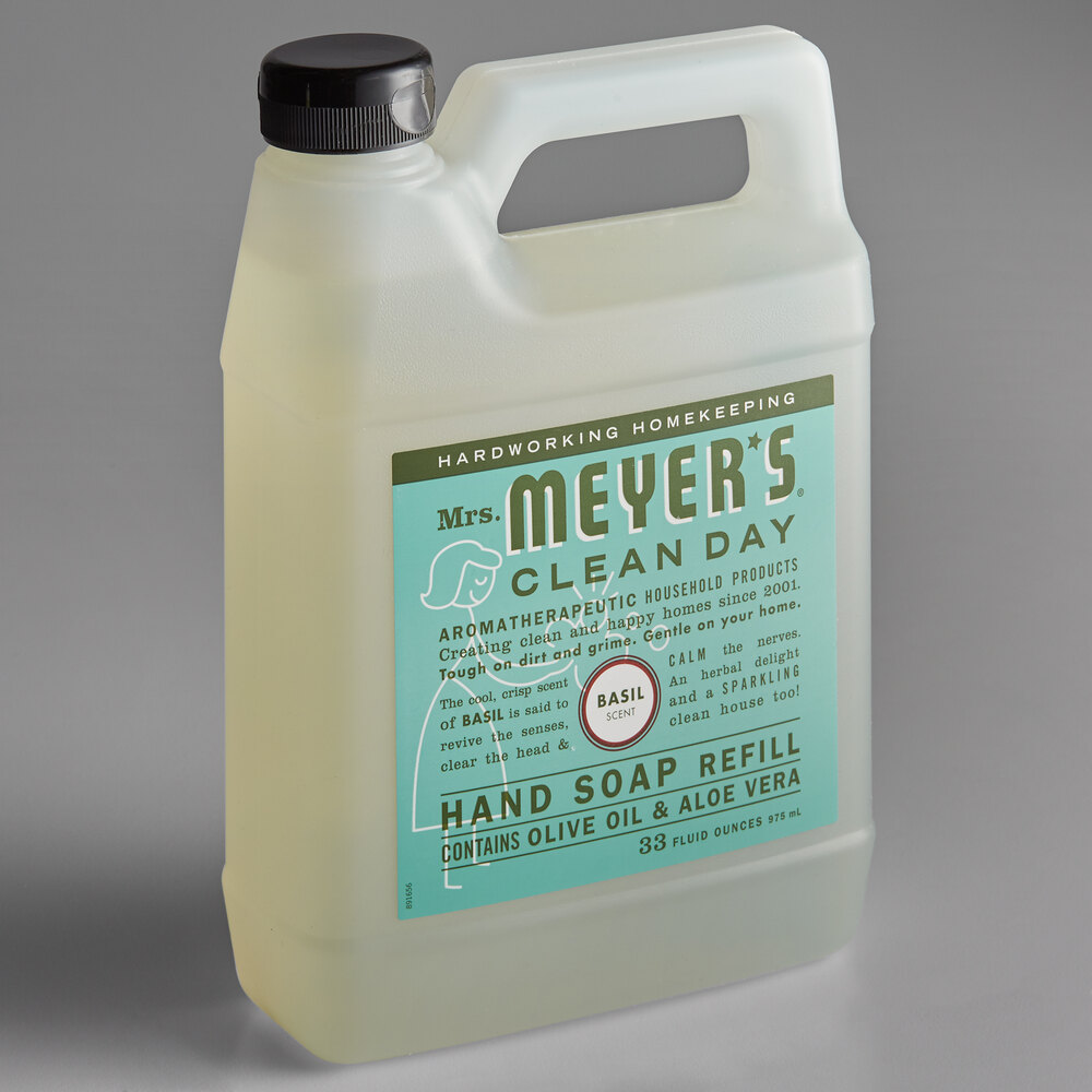 Mrs. Meyer's Hand Soap Refill (Basil Scent) 6/Case