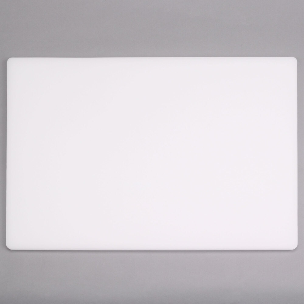 15 X 20 X 1 2 White Poly Cutting Board