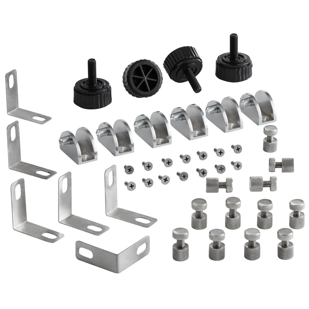 Avantco 360CPTSNZHDW Sneeze Guard Hardware Kit for 360CPT Countertop