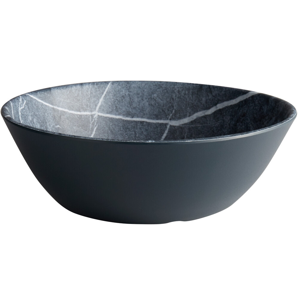 Carlisle 5310872 Ridge 22 oz. Soapstone Melamine Bowl 12/Case