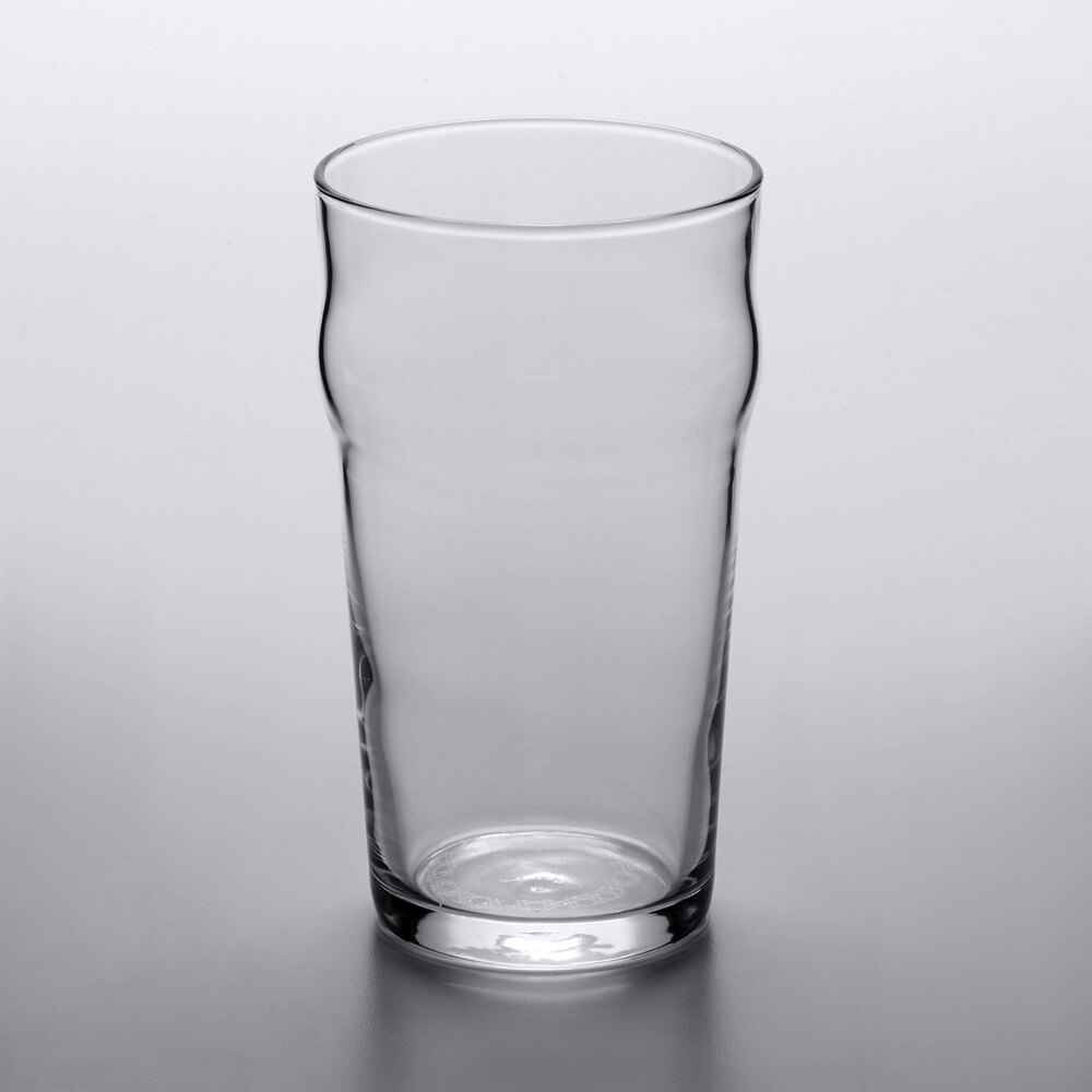 Arcoroc E8792 16 oz. Customizable Fully Tempered English Pub / Nonic