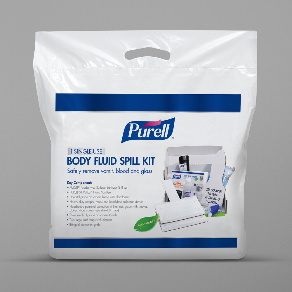 Purell® 384102ECO EcoFriendly Body Fluid Spill Kit 2/Case