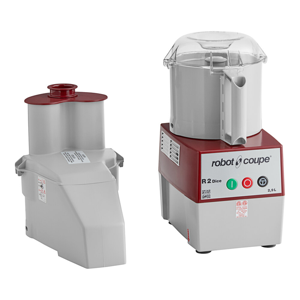 Robot Coupe R2 Dice Food Processor w/ 3 Qt. Bowl 2 hp