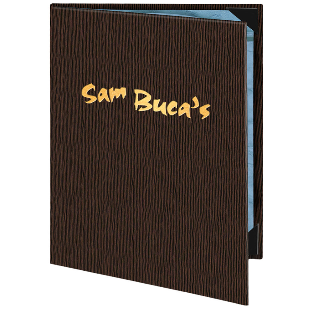 Menu Solutions 820A Slim Line 5 1/2" x 8 1/2" Customizable 2 View Menu