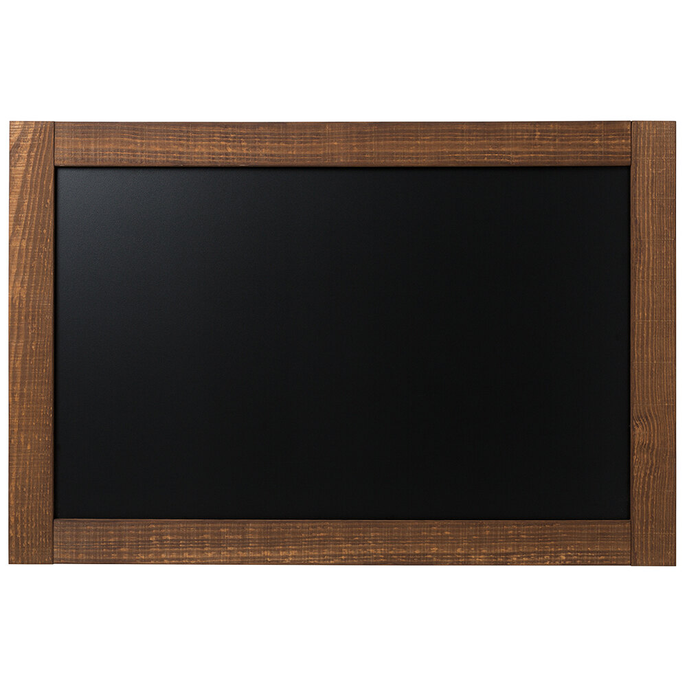 MasterVision PM07156221 36" x 24" Rustic WallMount Chalkboard with