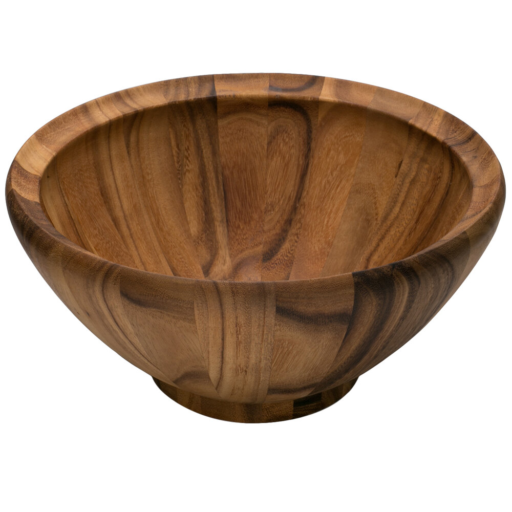 Ironwood 28134 16" Acacia Wood Salad Bowl