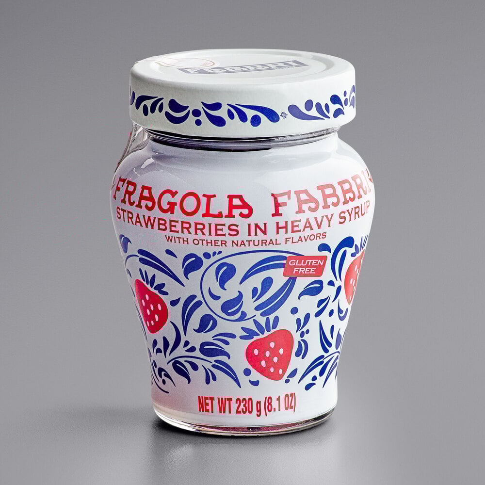 Fabbri Wild Strawberries in Syrup 8 oz. (230 g)