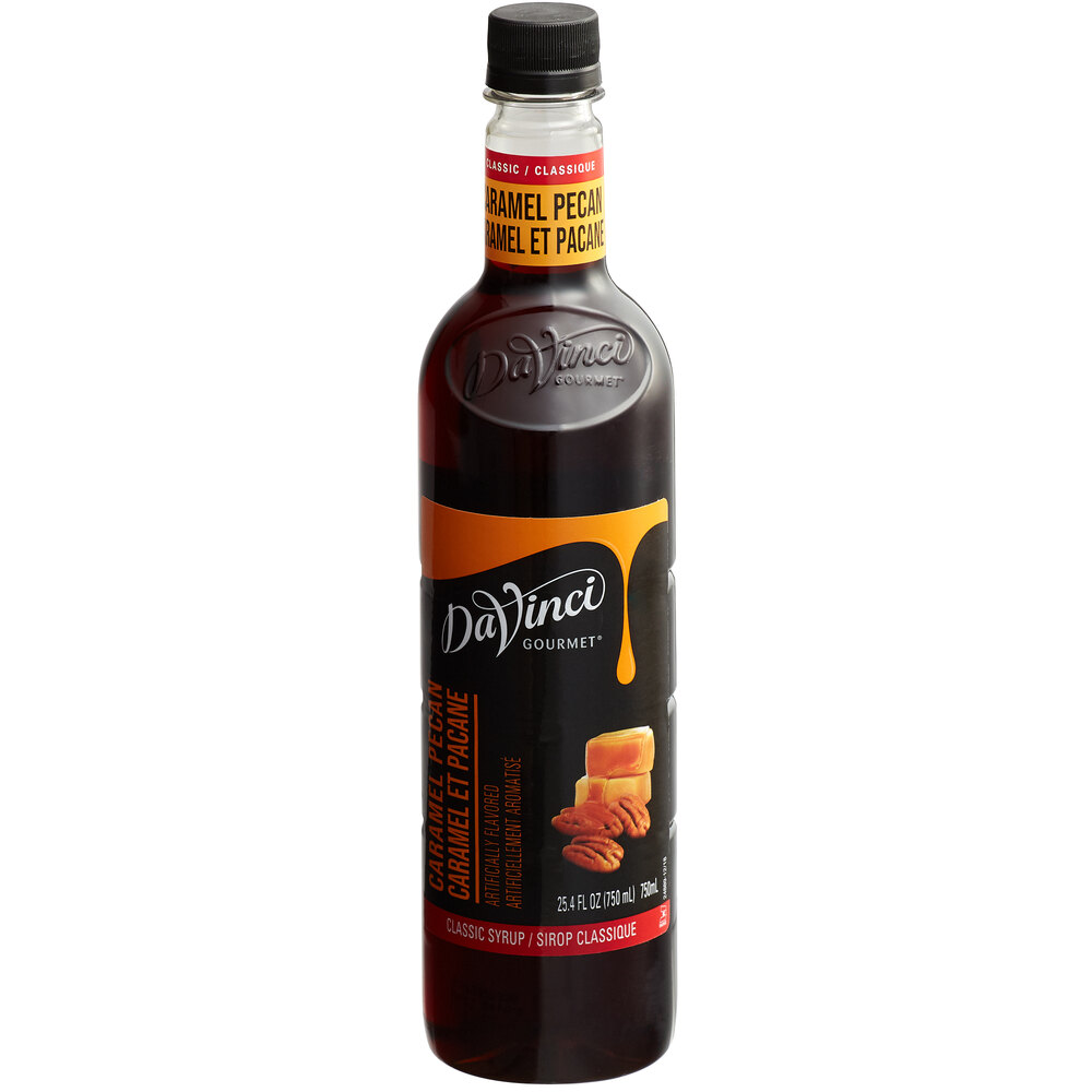 DaVinci Gourmet Classic Caramel Pecan Flavoring Syrup 750 mL