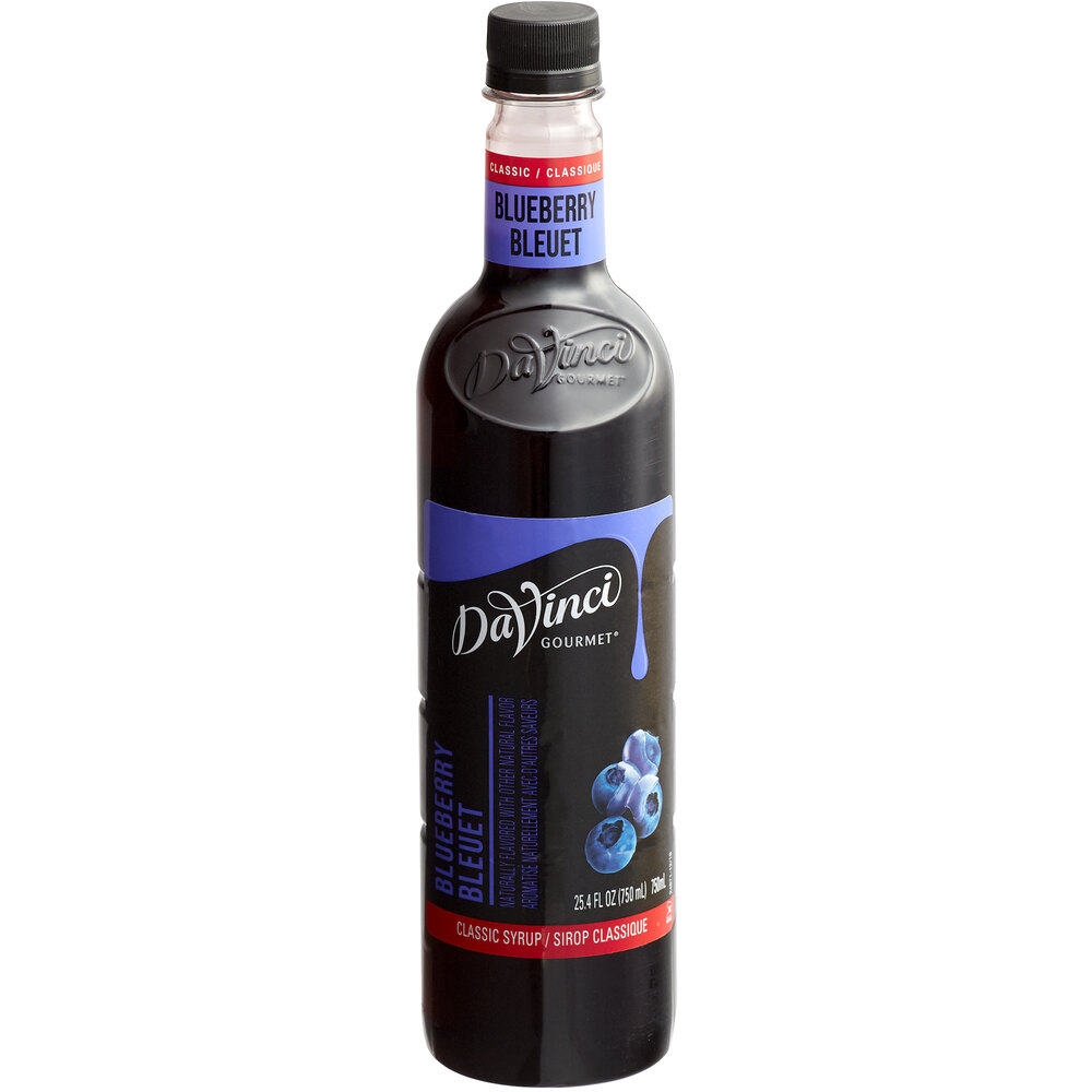 DaVinci Gourmet Classic Blueberry Flavoring / Fruit Syrup 750 mL