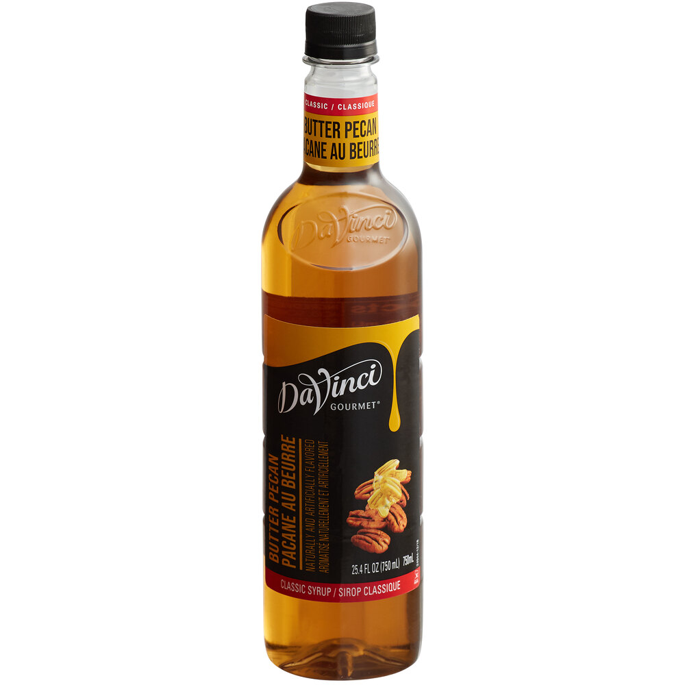 DaVinci Gourmet 750 mL Classic Butter Pecan Flavoring Syrup