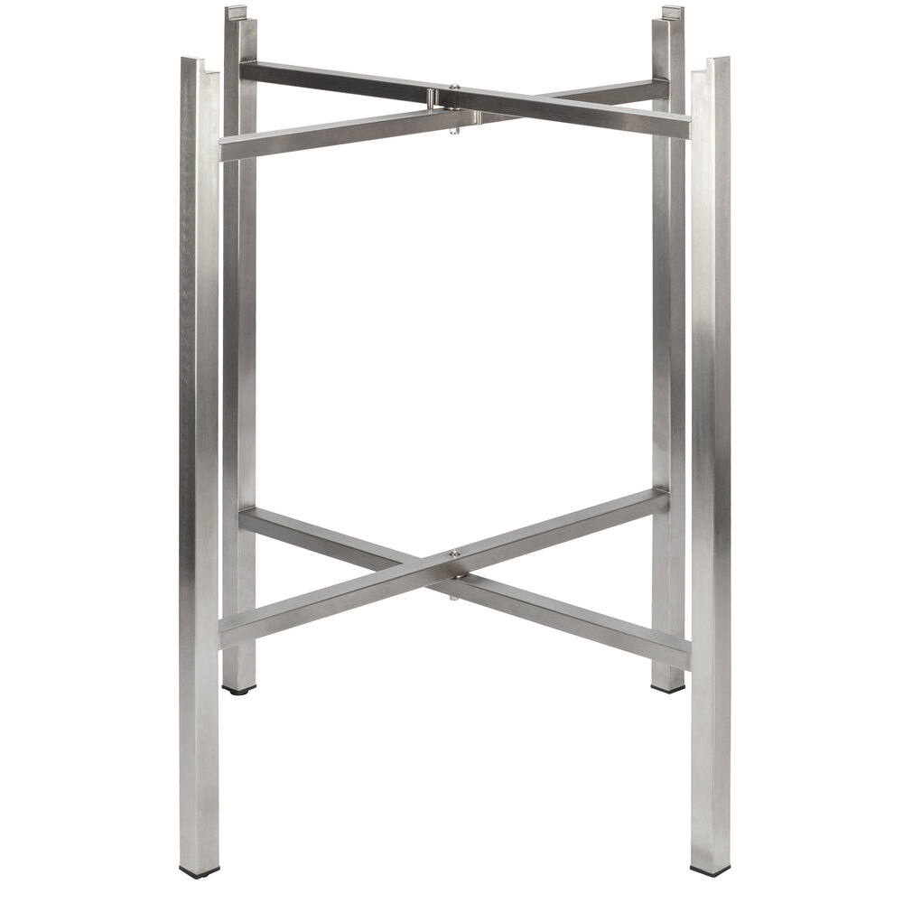 Bon Chef 50411 FlexX 36" Foldable Stainless Steel Bar Height Table Base