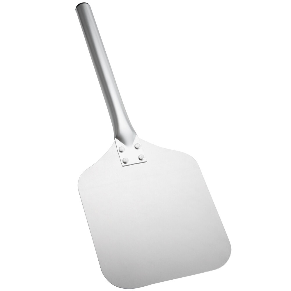 9" x 6.75" Aluminum Pizza Peel w/ 11" Handle staurantStore