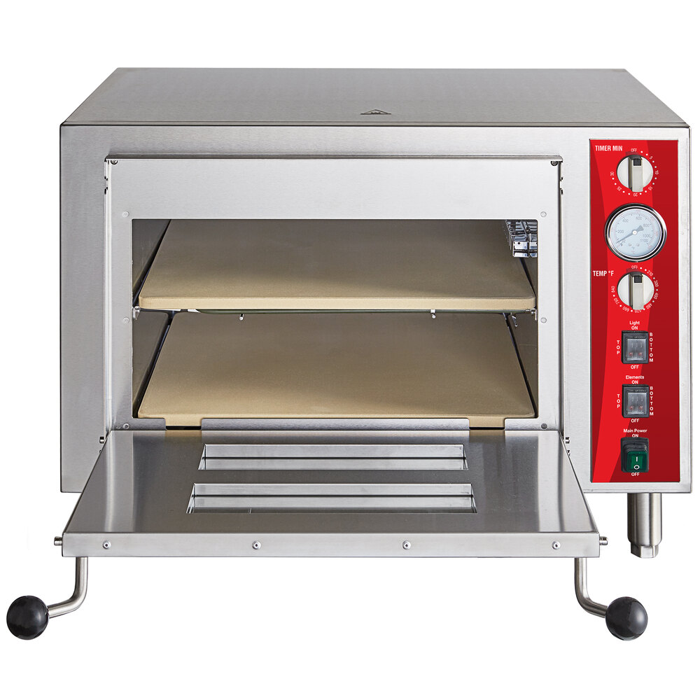 Avantco DPO-18-S Single Deck Countertop Pizza/Bakery Oven - 1700W, 120V