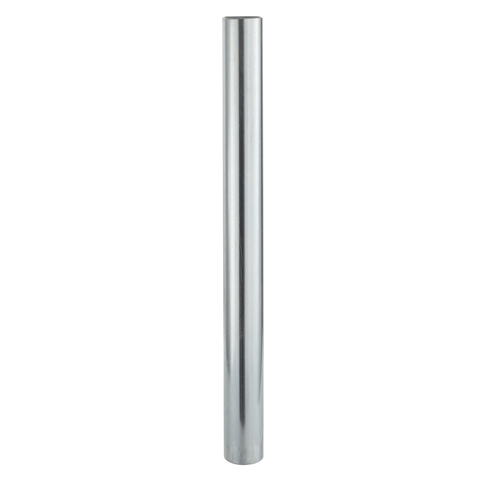 Regency 17 3/4 inch Galvanized Steel Leg for Equipment Stands and Mixer Tables - 5 inch Casters Required