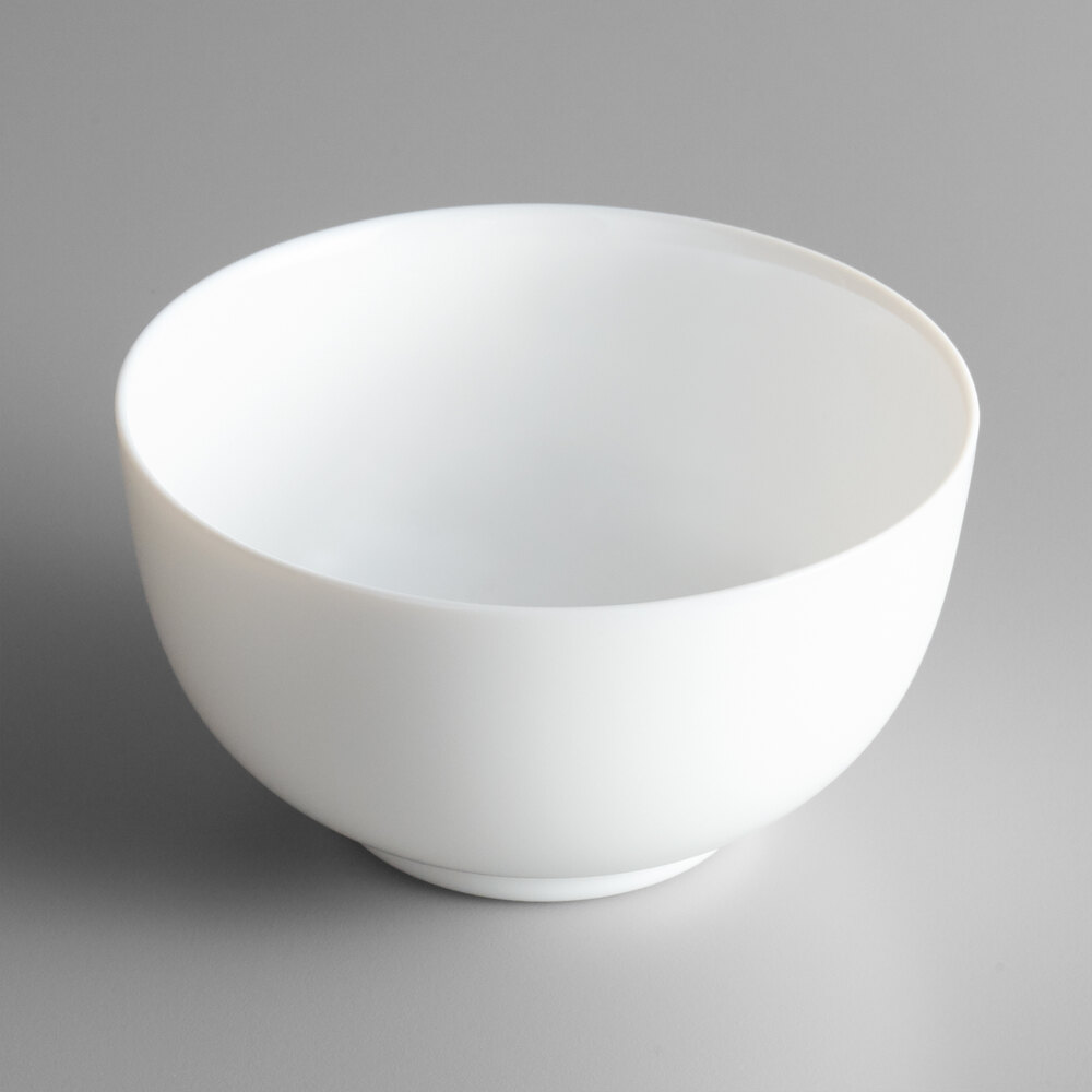 Arcoroc N9395 Evolutions 25 25 Oz White Round Opal Glass Salad Bowl By Arc Cardinal 24 Case