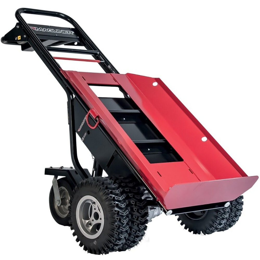 Magliner MHT75DB 1000 lb. Motorized Hand Truck with 13" Dual Aggressive