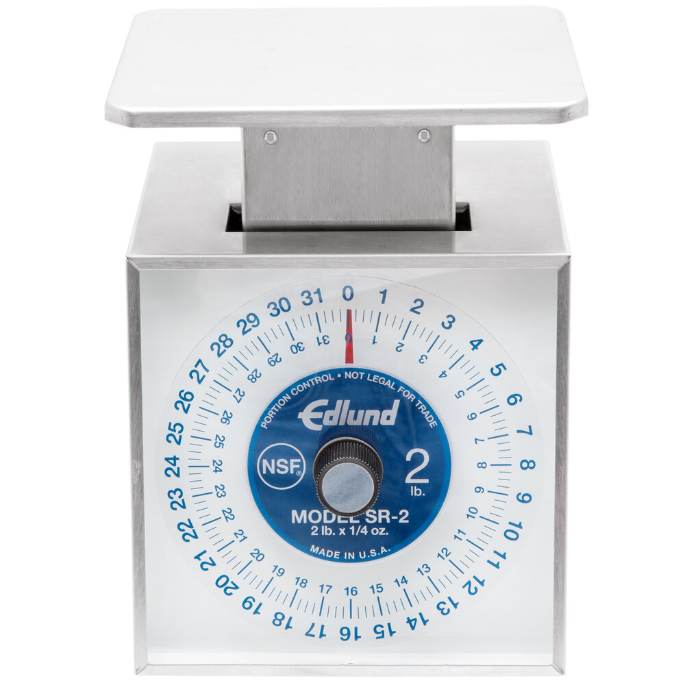 Edlund SR2 Premier Series 32 oz. Mechanical Portion Scale with 6" x 6