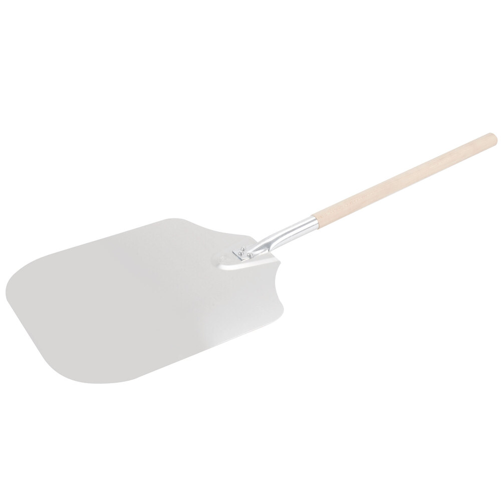 14 x 16 Large Blade American Metalcraft 3714 37 Aluminum Pizza Peel with 21 Wood Handle 