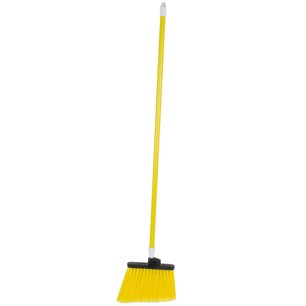 Carlisle 4108204 Sparta Spectrum DuoSweep 12" Angled Broom with Yellow