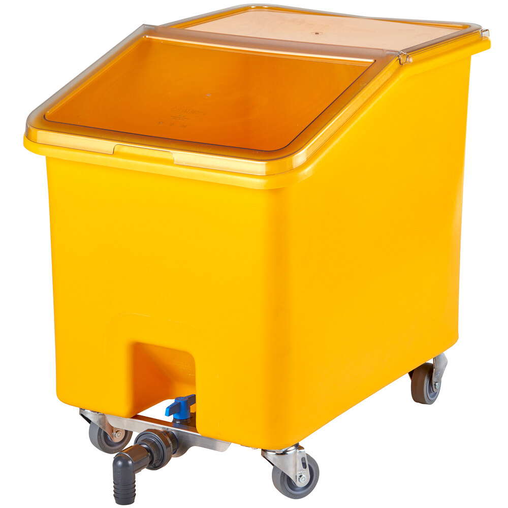 Cambro IBSD37229 37Gallon Brine Bucket (Yellow Soak)