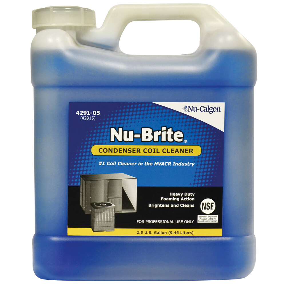 Nu-Calgon 4291-05 Alkaline Based Coil Cleaner, 2 1/2 Gal